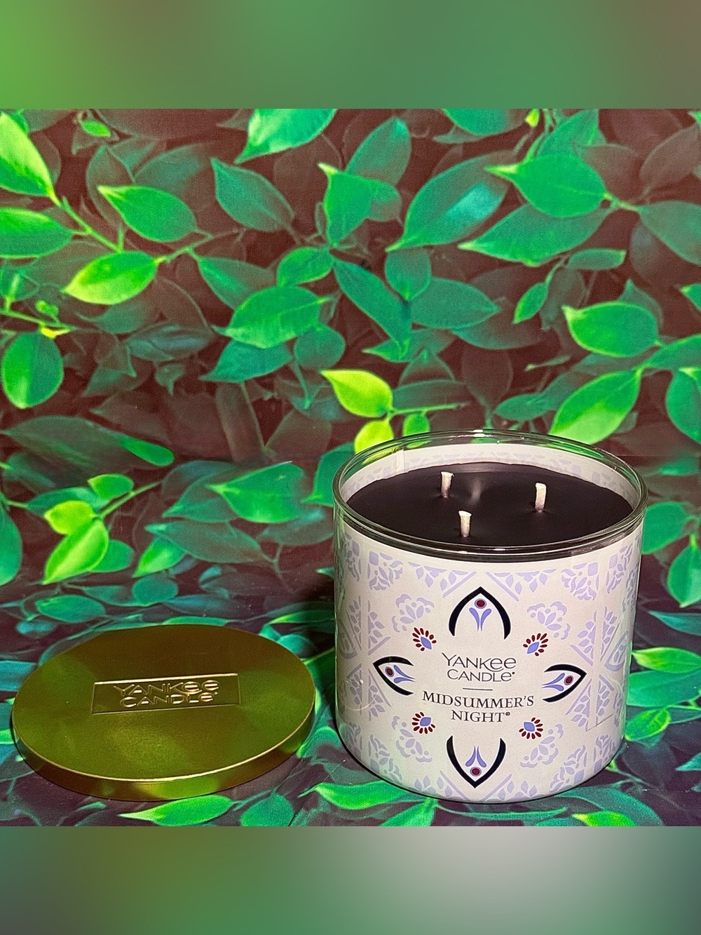 (2 for $40) Yankee Candle 3 Wick 14oz Midsummer’s Night
